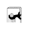 ISUZU 8944080841 Shaft Seal, differential